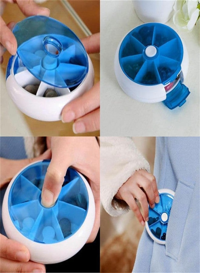 Hidak Butten Click to Open Plastic Medicine Organizer Box for Travel Outdoor Pill Organiser Tablets Box For Tablet Holder Case 7 Days Medicine Box Home Pill Container - Image 5